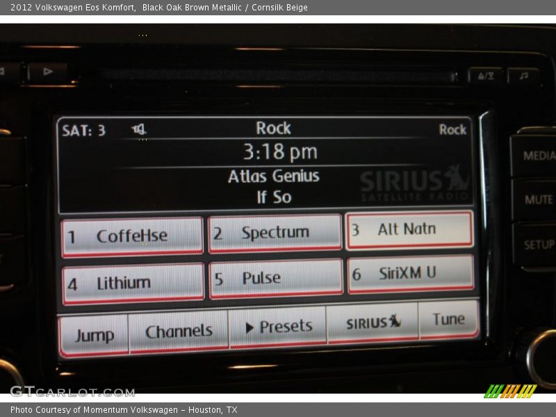Black Oak Brown Metallic / Cornsilk Beige 2012 Volkswagen Eos Komfort