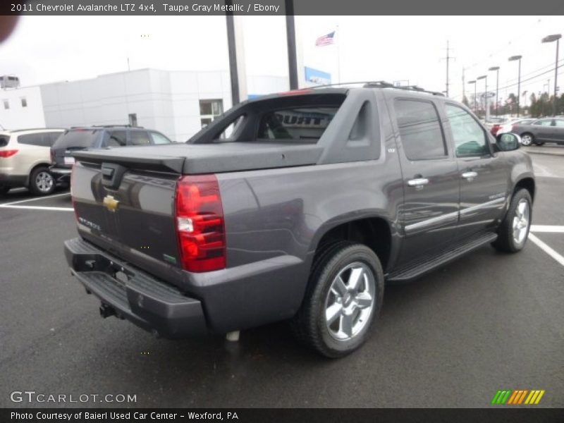 Taupe Gray Metallic / Ebony 2011 Chevrolet Avalanche LTZ 4x4