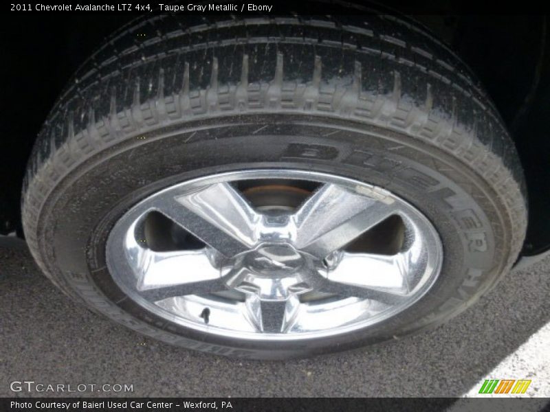 Taupe Gray Metallic / Ebony 2011 Chevrolet Avalanche LTZ 4x4