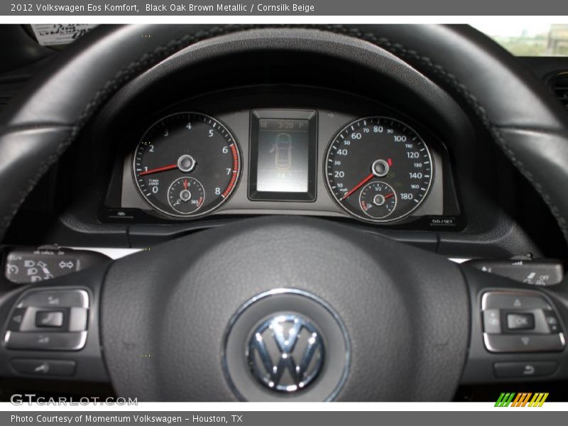 Black Oak Brown Metallic / Cornsilk Beige 2012 Volkswagen Eos Komfort