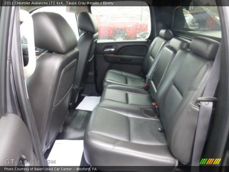 Rear Seat of 2011 Avalanche LTZ 4x4