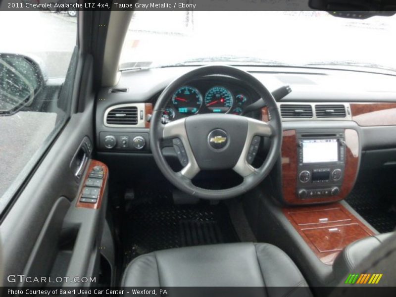 Taupe Gray Metallic / Ebony 2011 Chevrolet Avalanche LTZ 4x4