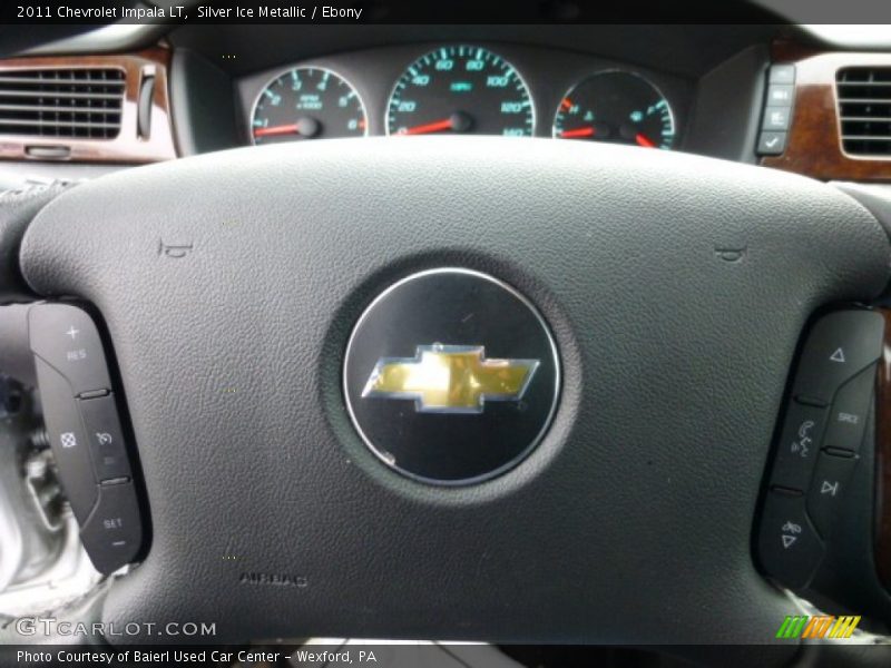 Silver Ice Metallic / Ebony 2011 Chevrolet Impala LT