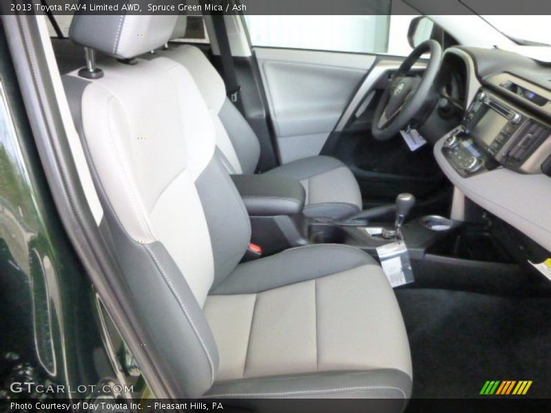 Spruce Green Mica / Ash 2013 Toyota RAV4 Limited AWD