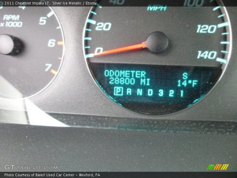 Silver Ice Metallic / Ebony 2011 Chevrolet Impala LT