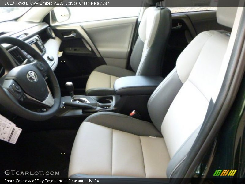 Spruce Green Mica / Ash 2013 Toyota RAV4 Limited AWD
