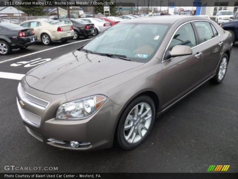 Mocha Steel Metallic / Ebony/Brick 2011 Chevrolet Malibu LTZ