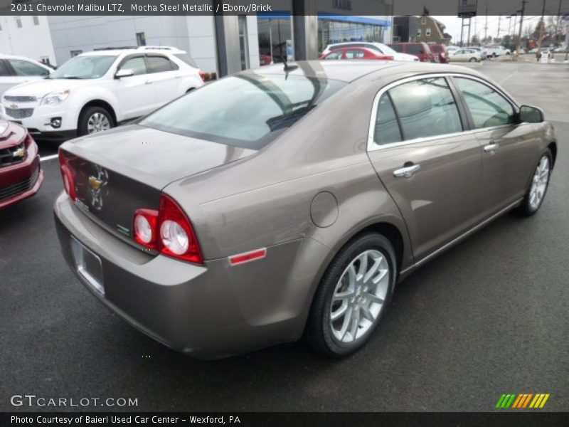 Mocha Steel Metallic / Ebony/Brick 2011 Chevrolet Malibu LTZ