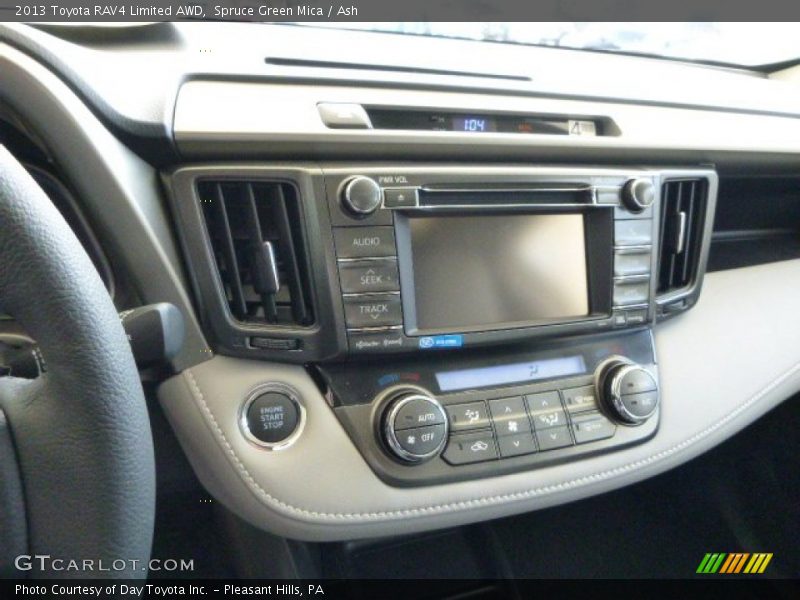 Spruce Green Mica / Ash 2013 Toyota RAV4 Limited AWD