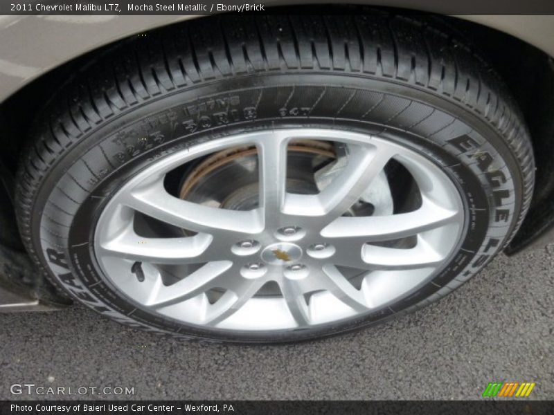 Mocha Steel Metallic / Ebony/Brick 2011 Chevrolet Malibu LTZ