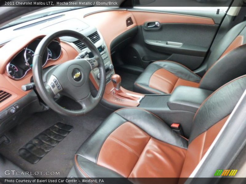 Mocha Steel Metallic / Ebony/Brick 2011 Chevrolet Malibu LTZ