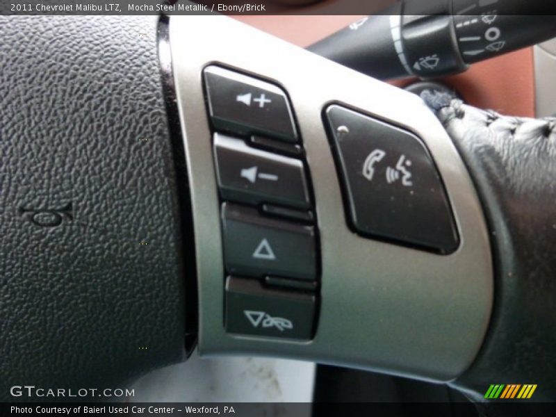 Mocha Steel Metallic / Ebony/Brick 2011 Chevrolet Malibu LTZ