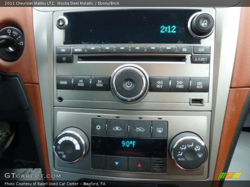 Mocha Steel Metallic / Ebony/Brick 2011 Chevrolet Malibu LTZ