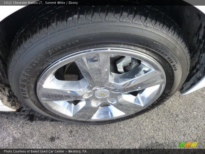 Summit White / Ebony 2012 Chevrolet Malibu LT