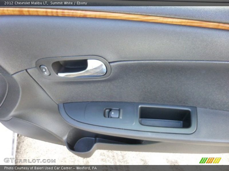 Summit White / Ebony 2012 Chevrolet Malibu LT