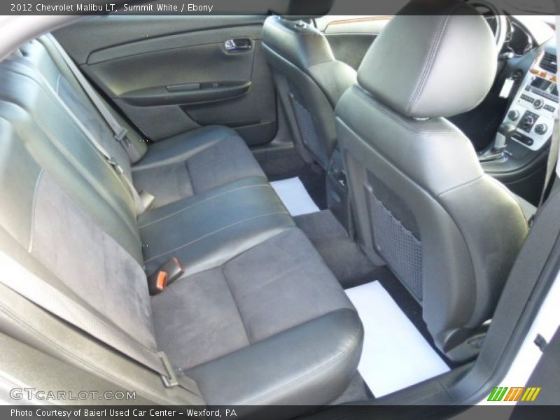Summit White / Ebony 2012 Chevrolet Malibu LT