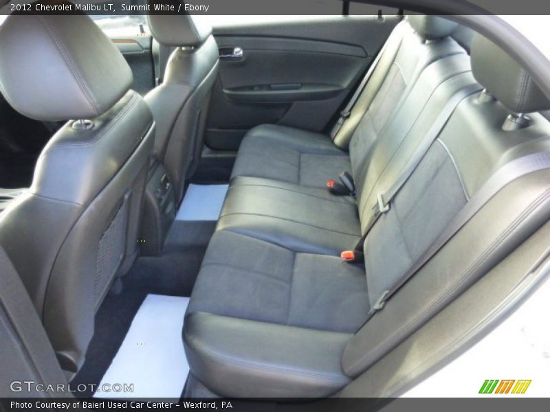 Summit White / Ebony 2012 Chevrolet Malibu LT