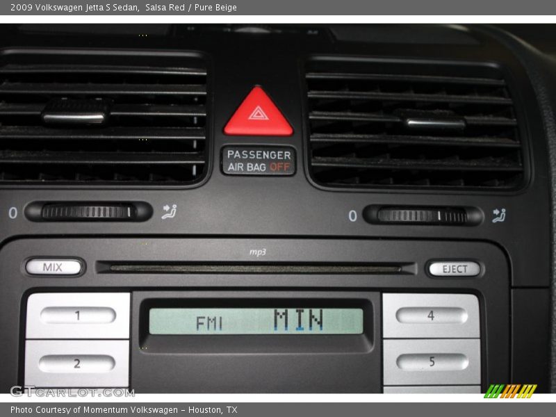 Salsa Red / Pure Beige 2009 Volkswagen Jetta S Sedan