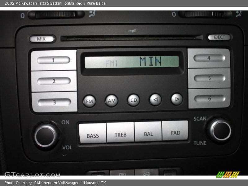 Salsa Red / Pure Beige 2009 Volkswagen Jetta S Sedan