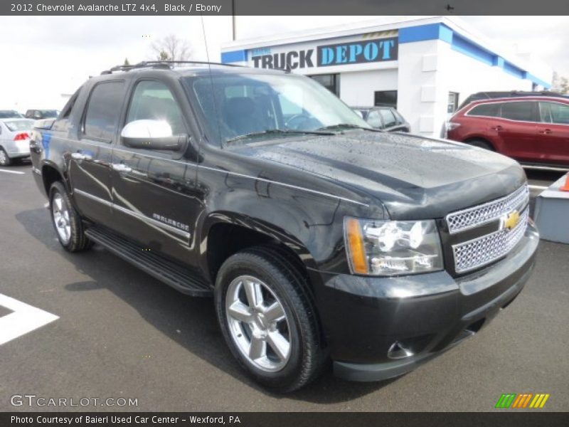 Black / Ebony 2012 Chevrolet Avalanche LTZ 4x4