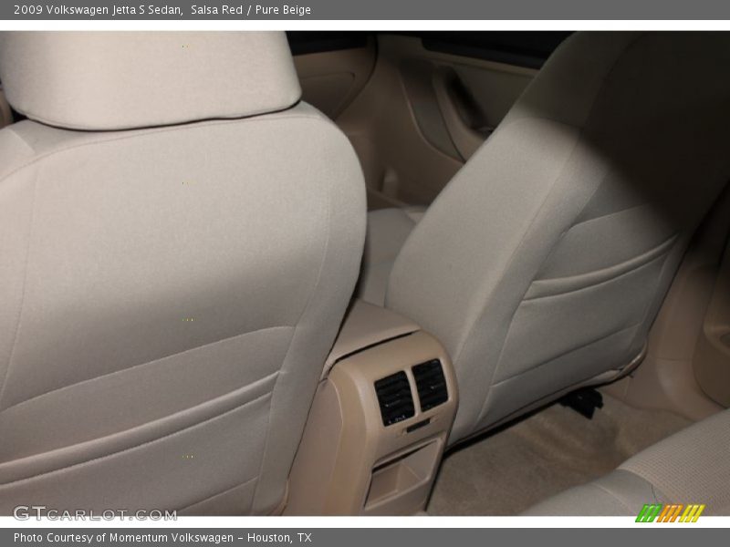 Salsa Red / Pure Beige 2009 Volkswagen Jetta S Sedan