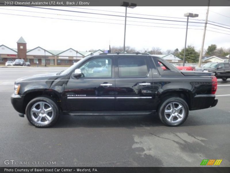 Black / Ebony 2012 Chevrolet Avalanche LTZ 4x4