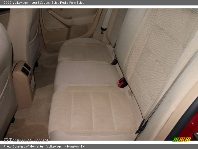 Salsa Red / Pure Beige 2009 Volkswagen Jetta S Sedan