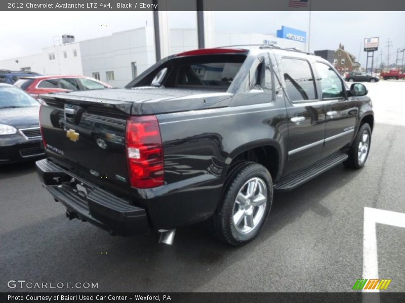 Black / Ebony 2012 Chevrolet Avalanche LTZ 4x4