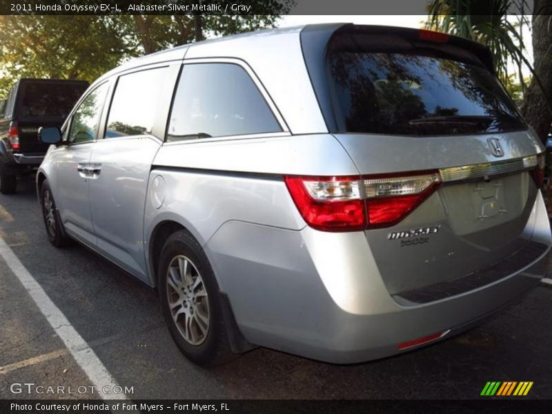 Alabaster Silver Metallic / Gray 2011 Honda Odyssey EX-L