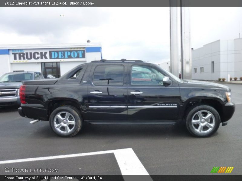 Black / Ebony 2012 Chevrolet Avalanche LTZ 4x4