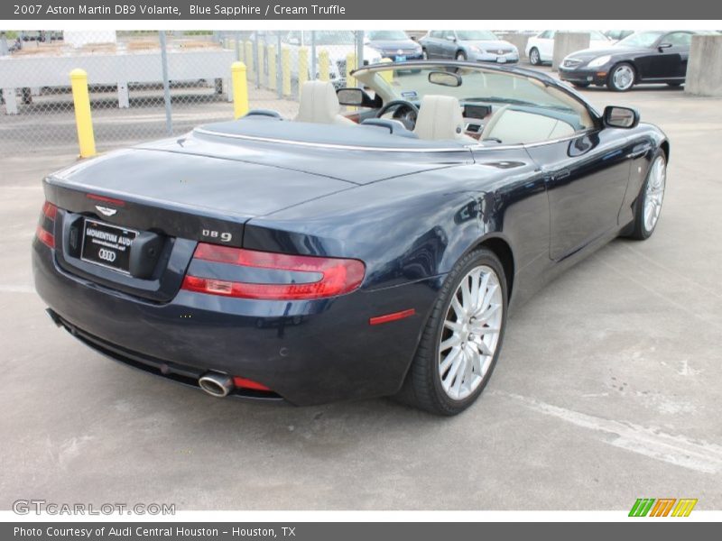 Blue Sapphire / Cream Truffle 2007 Aston Martin DB9 Volante