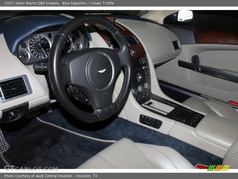  2007 DB9 Volante Cream Truffle Interior