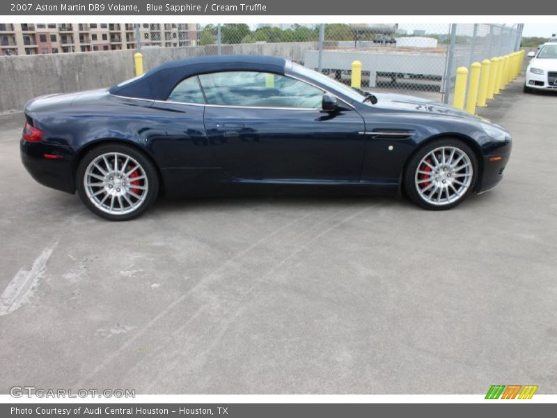 Blue Sapphire / Cream Truffle 2007 Aston Martin DB9 Volante