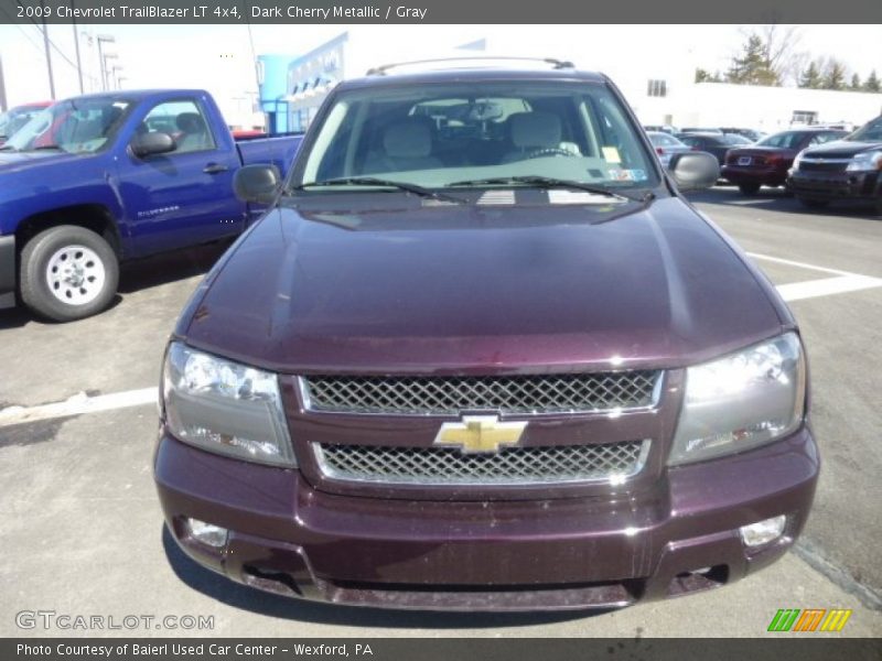 Dark Cherry Metallic / Gray 2009 Chevrolet TrailBlazer LT 4x4