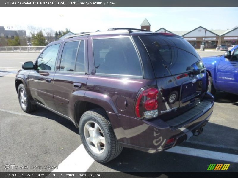 Dark Cherry Metallic / Gray 2009 Chevrolet TrailBlazer LT 4x4