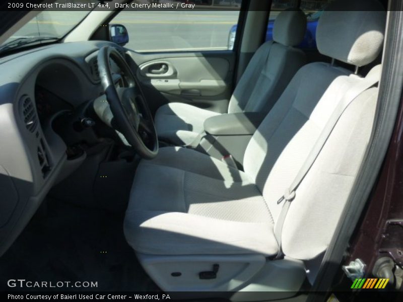 Dark Cherry Metallic / Gray 2009 Chevrolet TrailBlazer LT 4x4