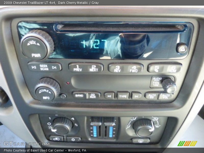 Dark Cherry Metallic / Gray 2009 Chevrolet TrailBlazer LT 4x4