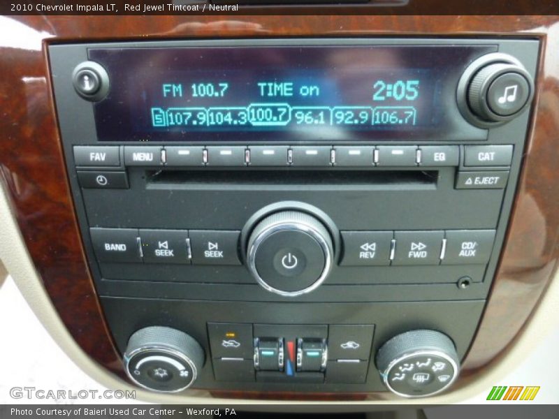 Red Jewel Tintcoat / Neutral 2010 Chevrolet Impala LT