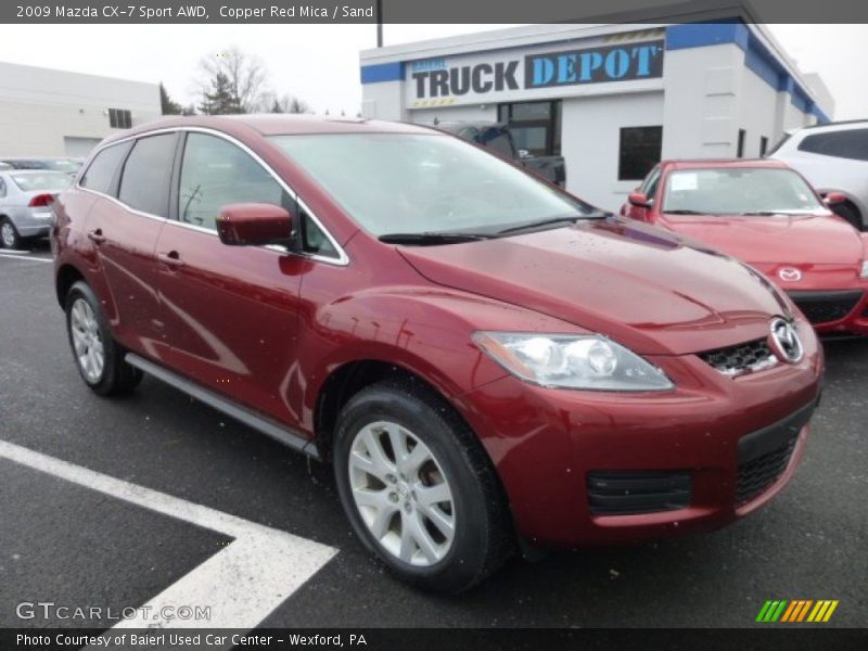 Copper Red Mica / Sand 2009 Mazda CX-7 Sport AWD