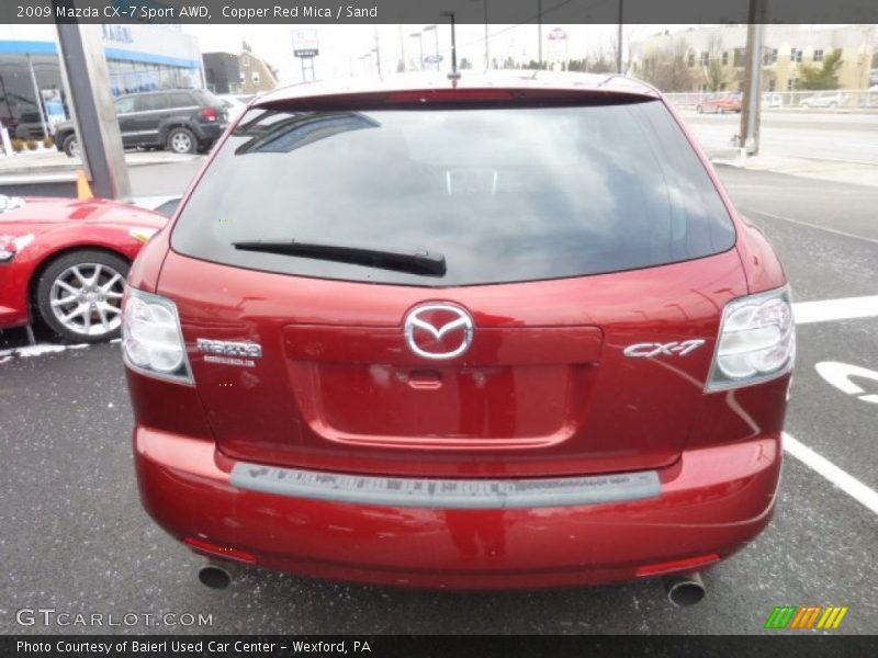 Copper Red Mica / Sand 2009 Mazda CX-7 Sport AWD
