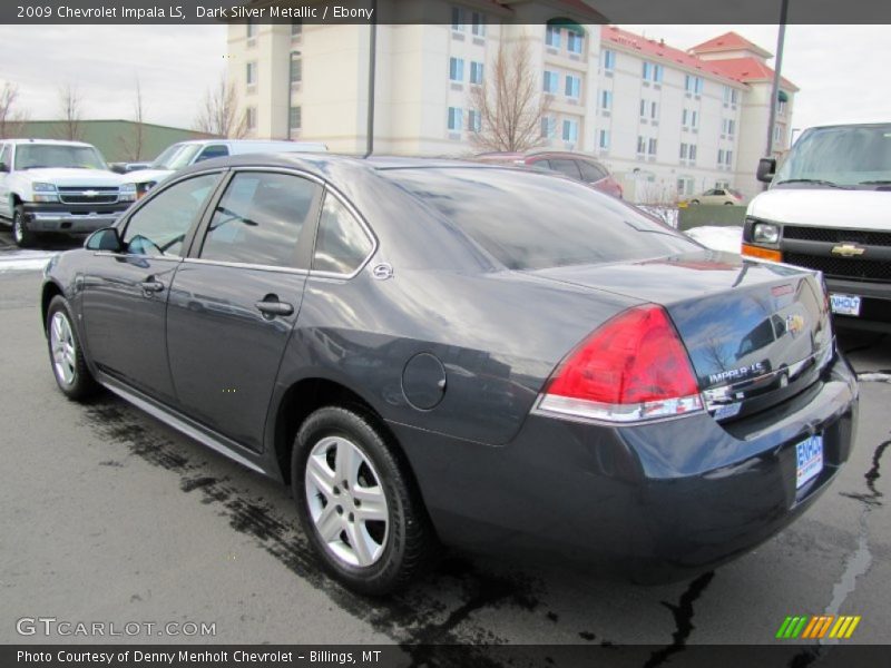 Dark Silver Metallic / Ebony 2009 Chevrolet Impala LS