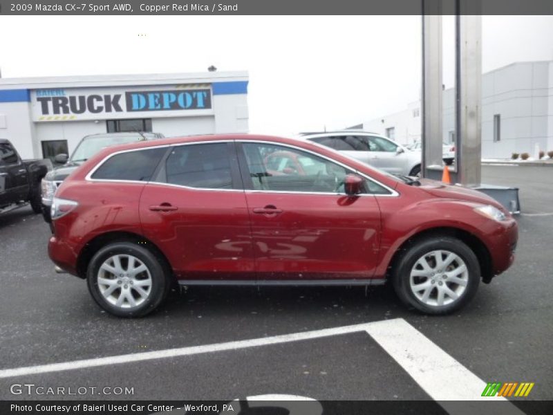 Copper Red Mica / Sand 2009 Mazda CX-7 Sport AWD