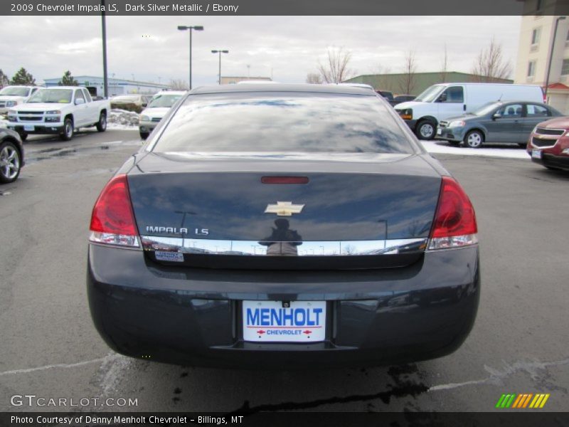 Dark Silver Metallic / Ebony 2009 Chevrolet Impala LS