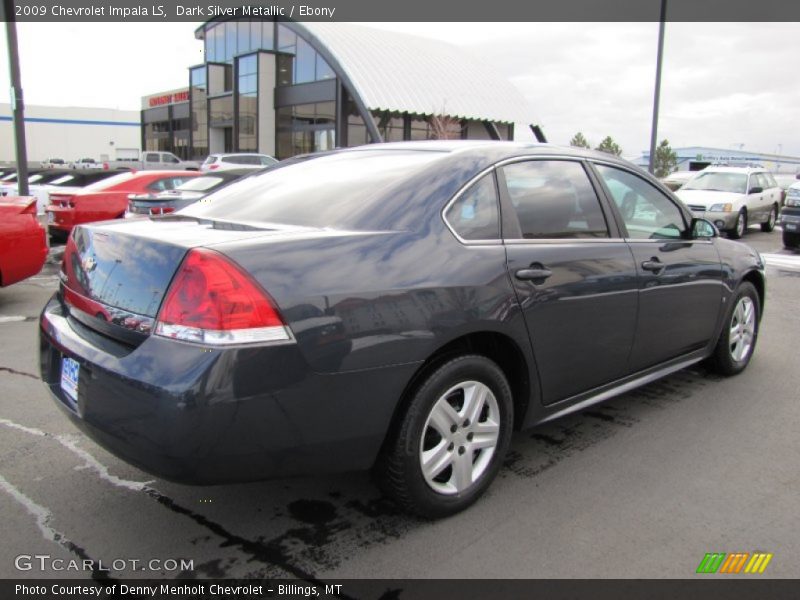 Dark Silver Metallic / Ebony 2009 Chevrolet Impala LS