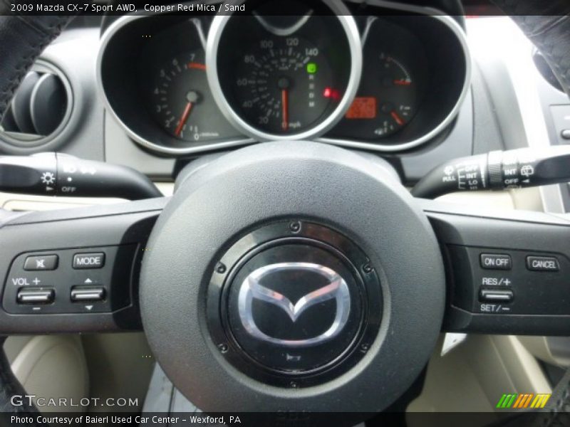 Copper Red Mica / Sand 2009 Mazda CX-7 Sport AWD