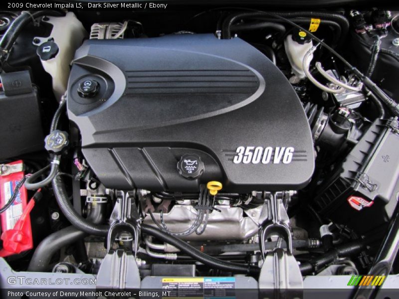 Dark Silver Metallic / Ebony 2009 Chevrolet Impala LS