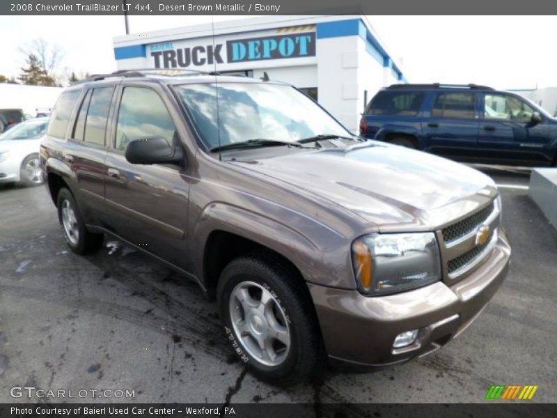 Desert Brown Metallic / Ebony 2008 Chevrolet TrailBlazer LT 4x4