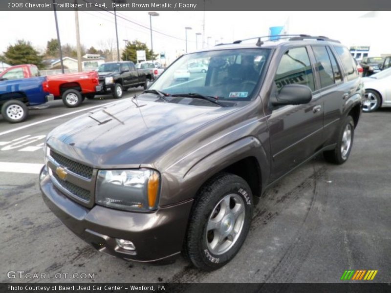 Desert Brown Metallic / Ebony 2008 Chevrolet TrailBlazer LT 4x4