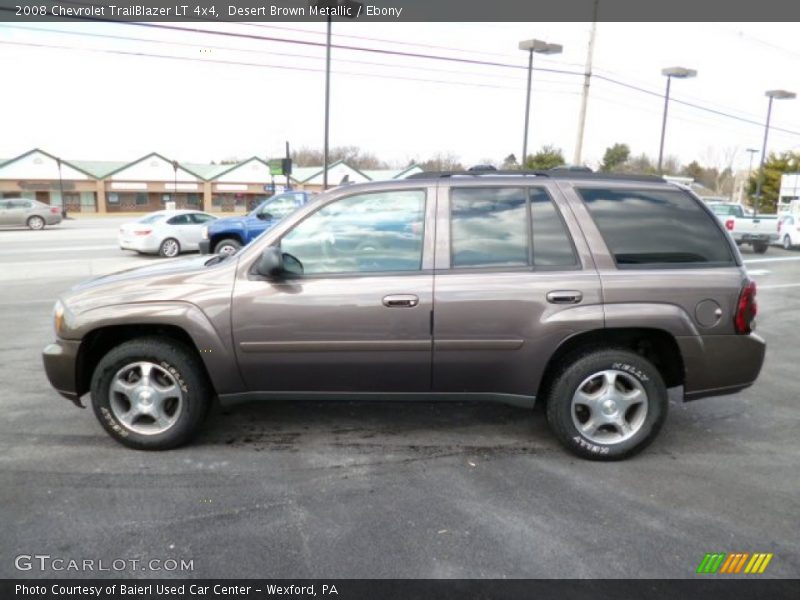 Desert Brown Metallic / Ebony 2008 Chevrolet TrailBlazer LT 4x4