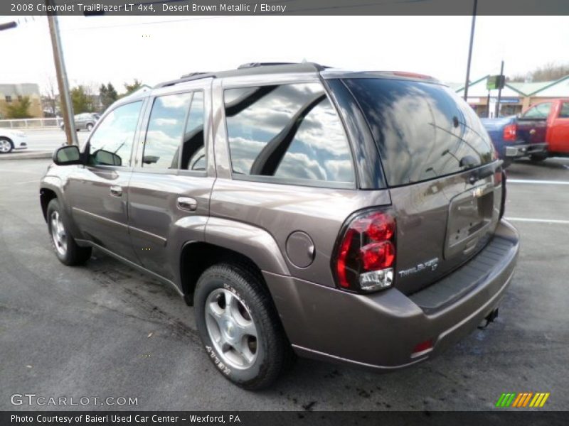 Desert Brown Metallic / Ebony 2008 Chevrolet TrailBlazer LT 4x4